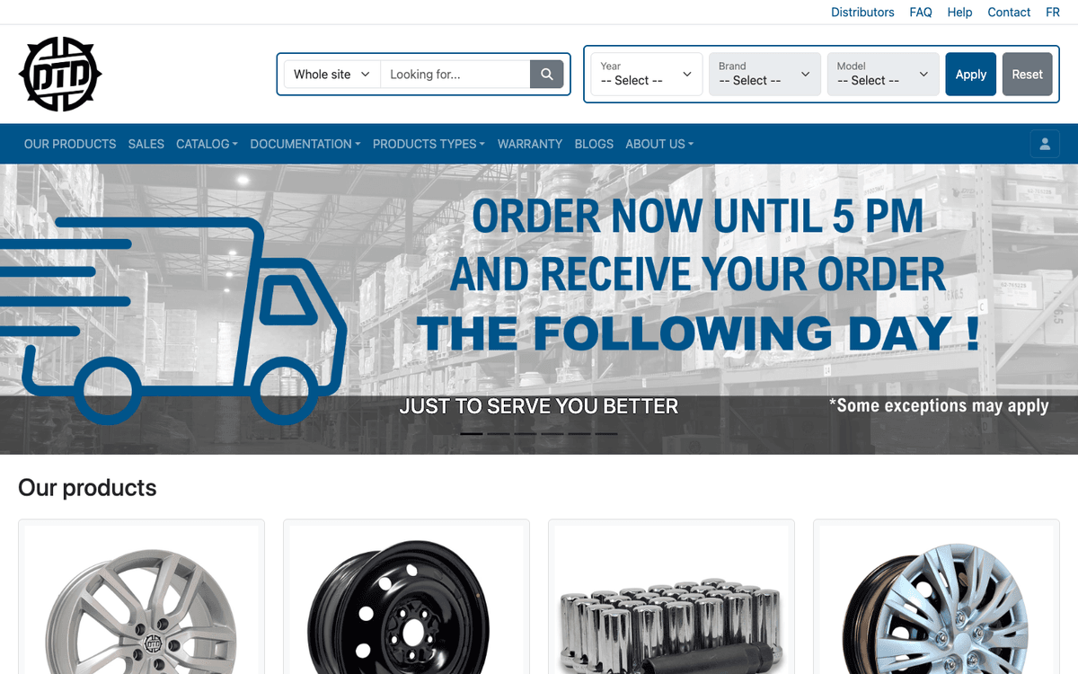 DTD 2009 solution — B2B · Magento · ERP Migration