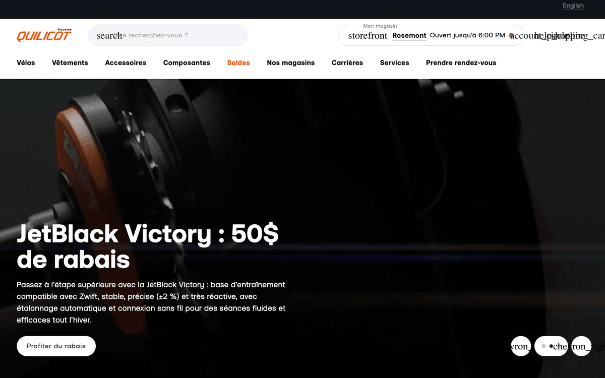 BICYCLES QUILICOT solution — Retail · eCommerce Audit · Platform Strategy